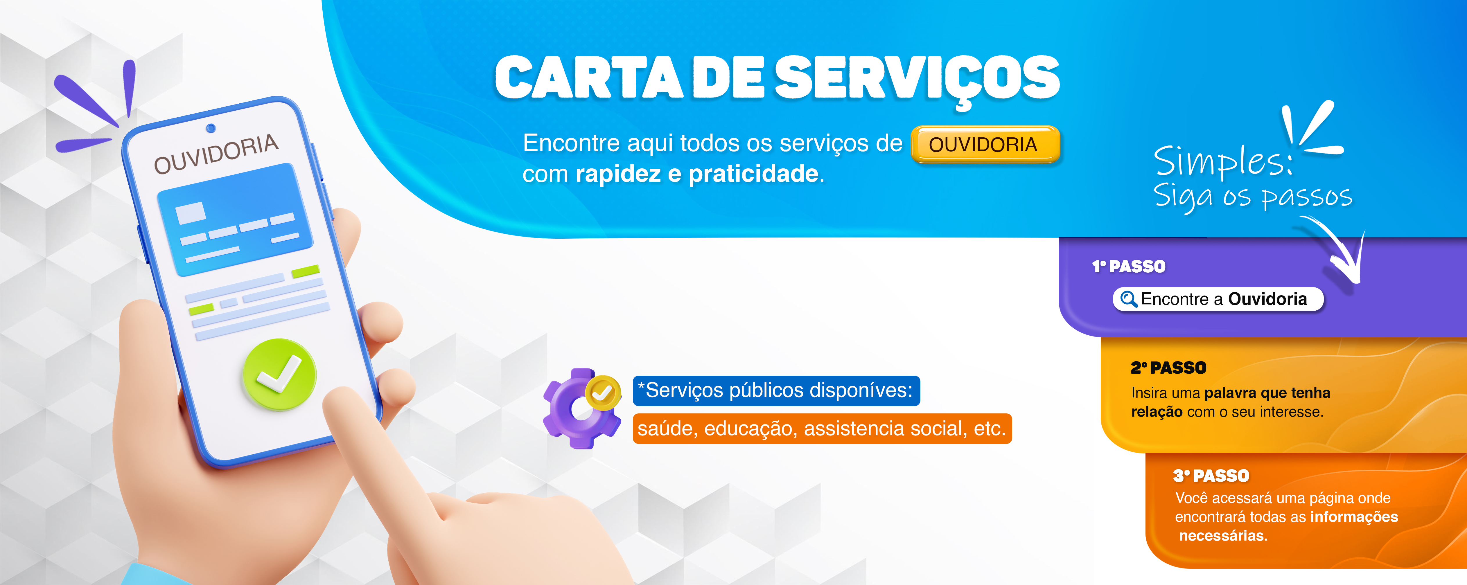 Banner de Cartas de Serviços
