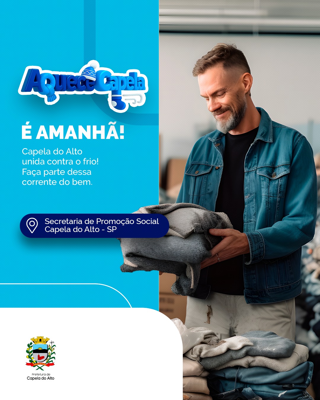 É AMANHÃ! 💙🧥