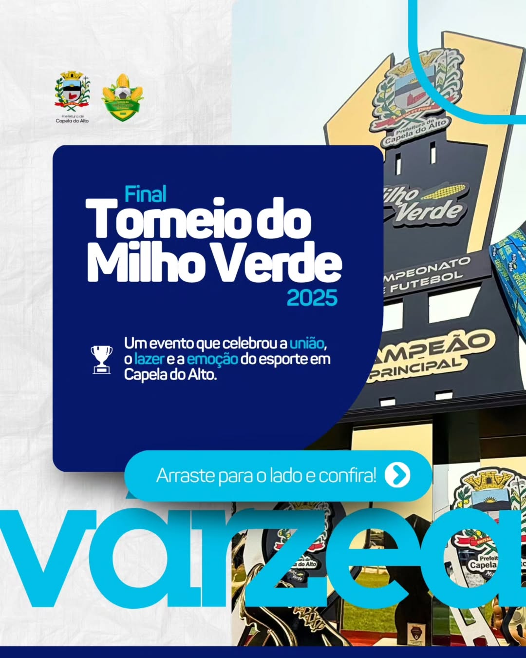 São João é o grande campeão do Torneio do Milho Verde 2025 de Capela do Alto. 🏆⚽