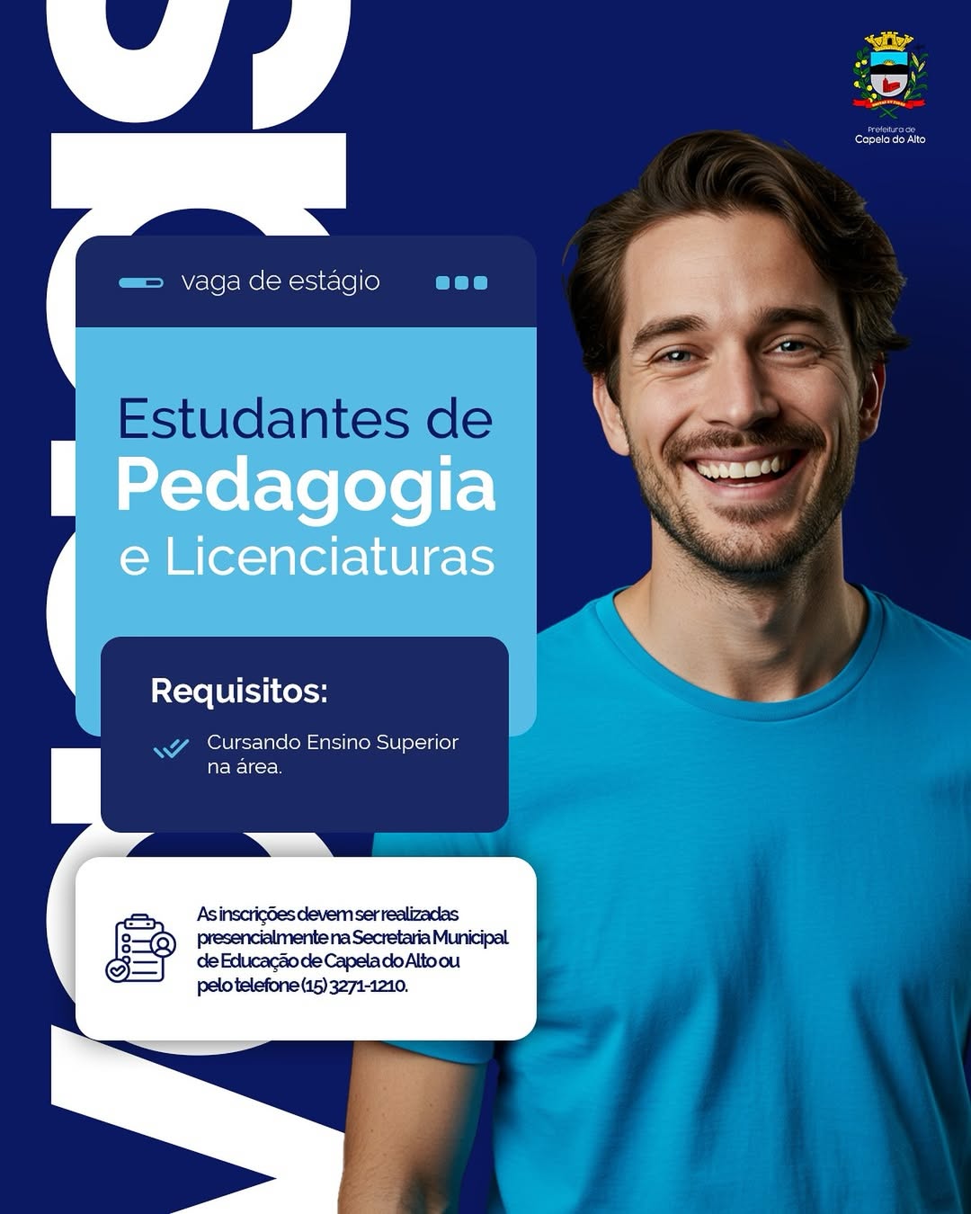 Vagas de Estágio: Estudantes de Pedagogia e Licenciaturas! 🎓📚