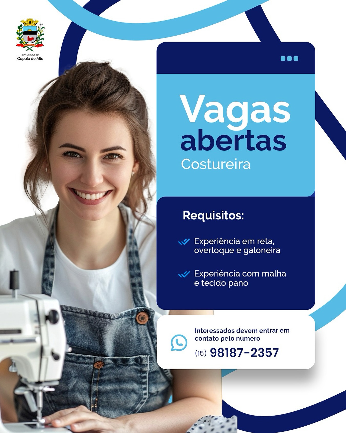 Oportunidade de Emprego! 📢