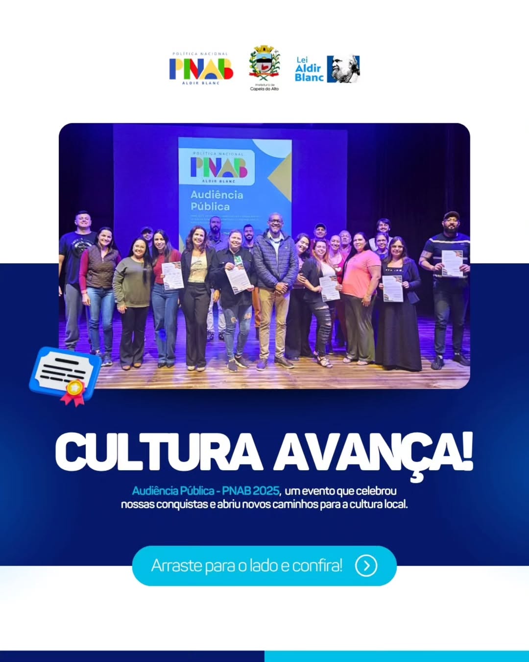 Cultura em Movimento: PNAB 2025 abre novos caminhos em Capela do Alto 🎭