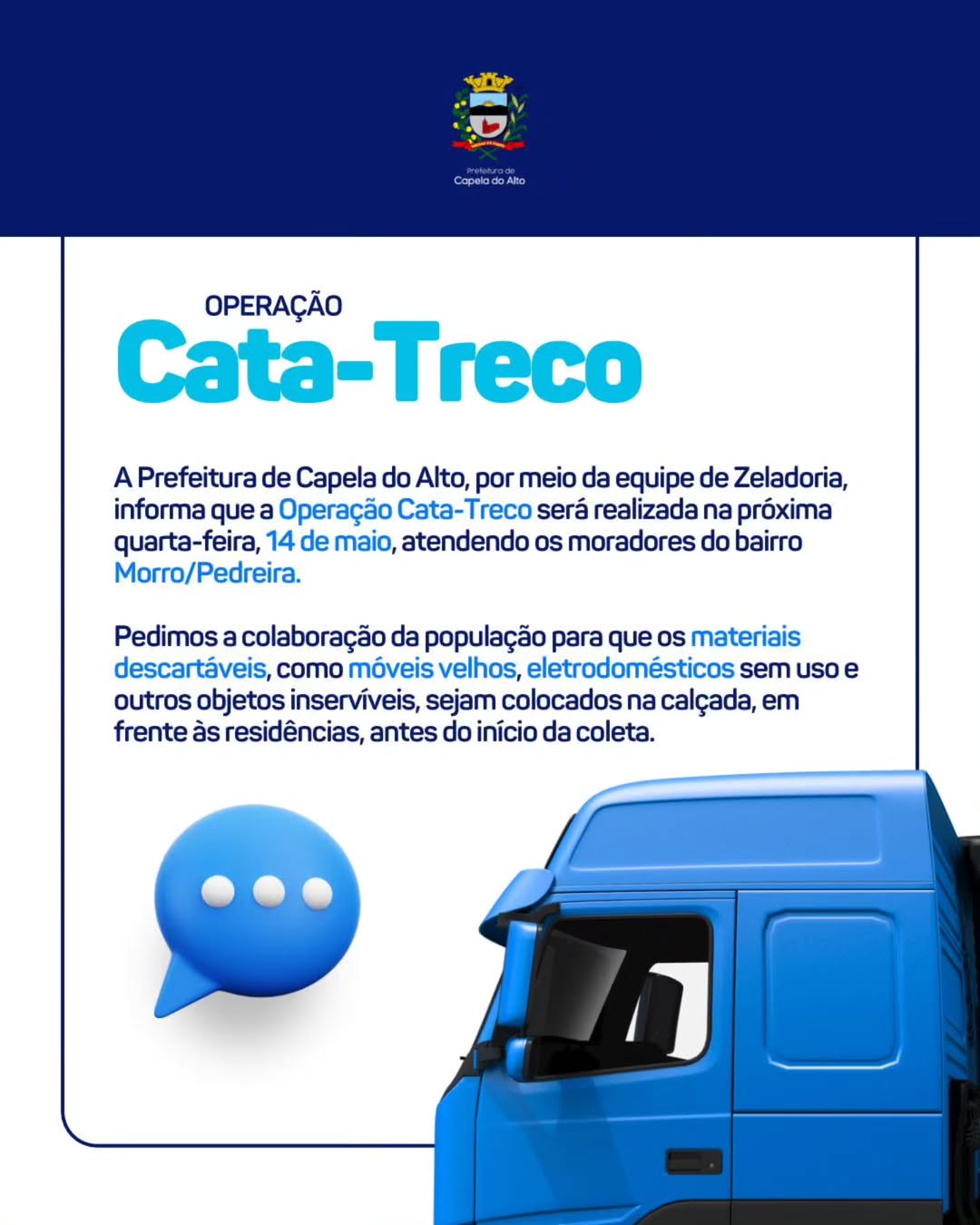 Atenção bairro do Morro/Pedreira! 📢
