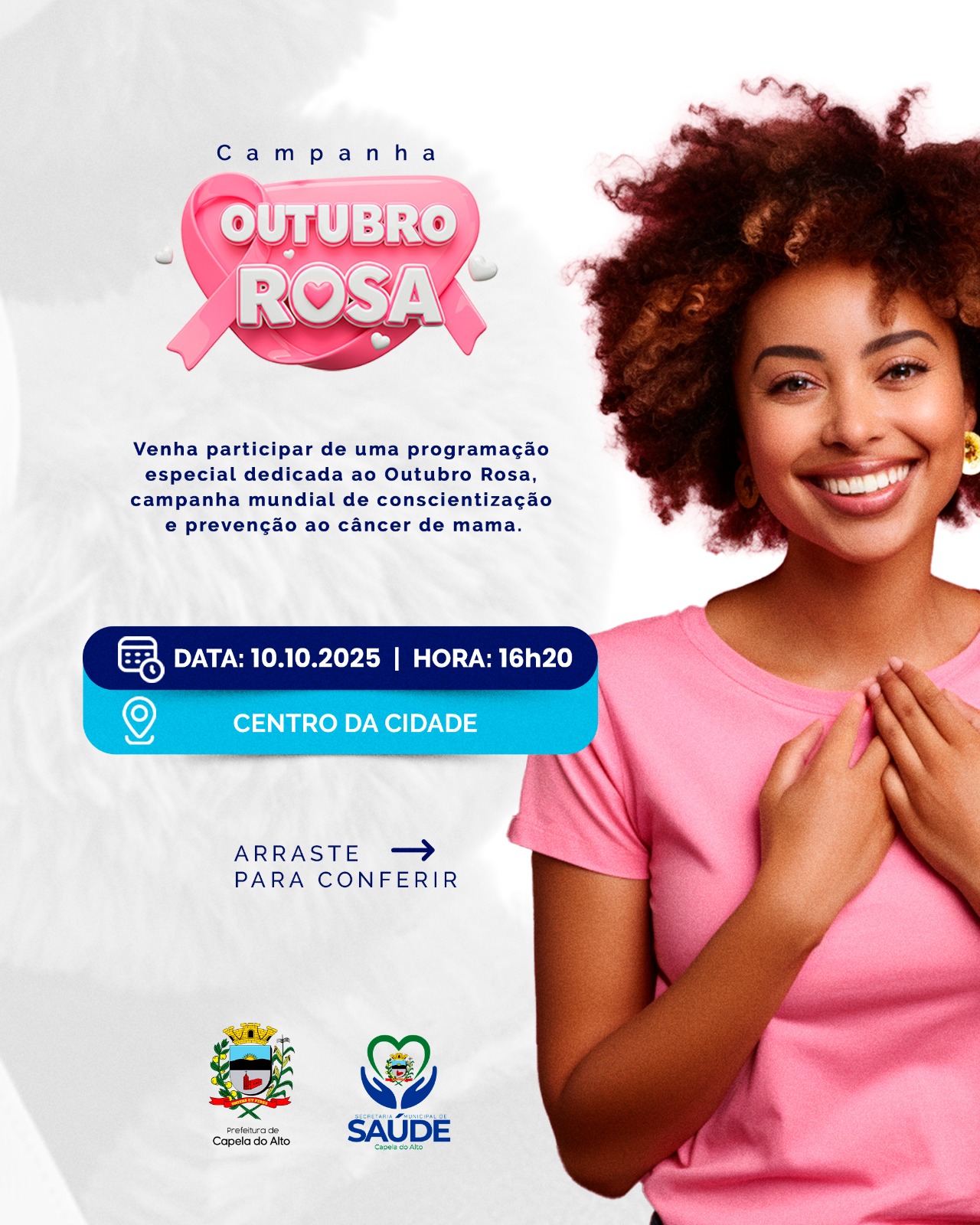 Vem aí, a grande campanha do Outubro Rosa 🎀