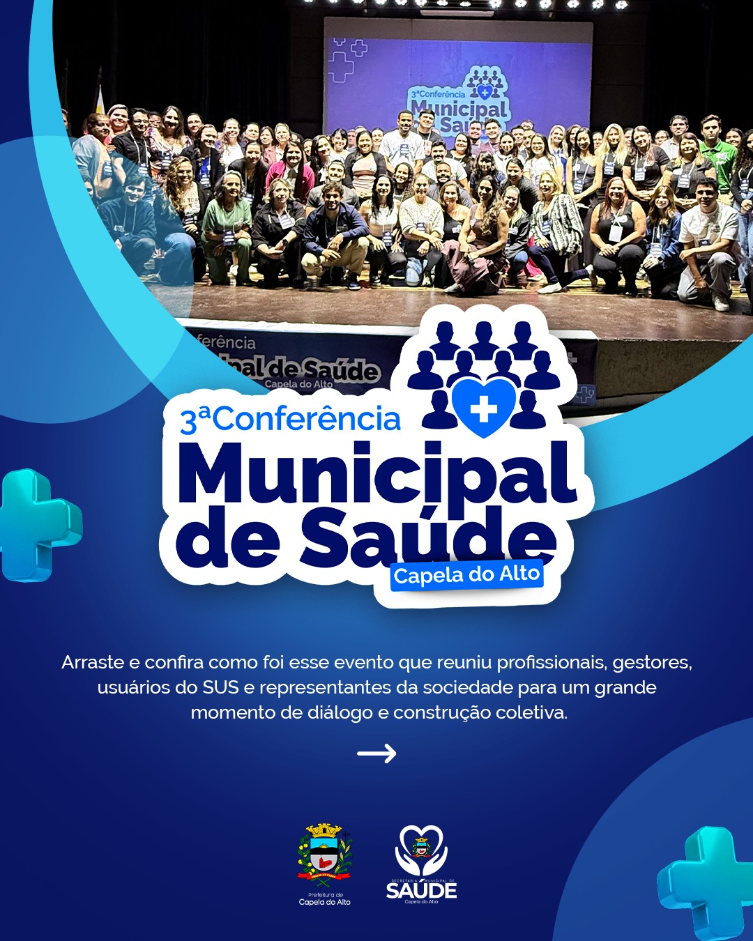 #TBT da 3ª Conferência Municipal de Saúde 2025! 🩺