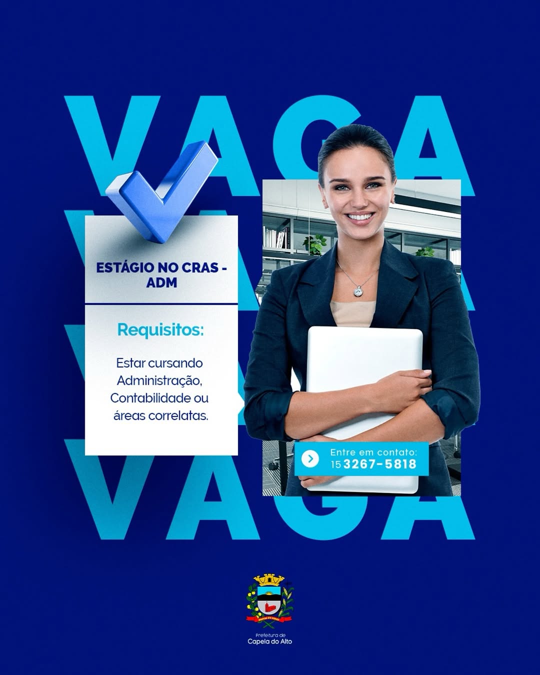 Oportunidade de Estágio no CRAS 💼