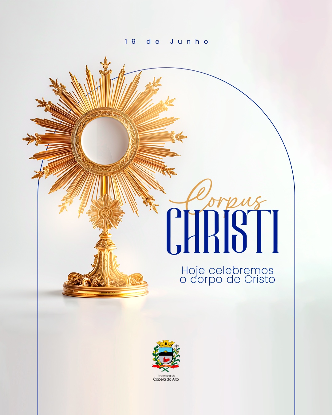 Corpus Christi - 19 de Junho 2025 🙏🏻💙