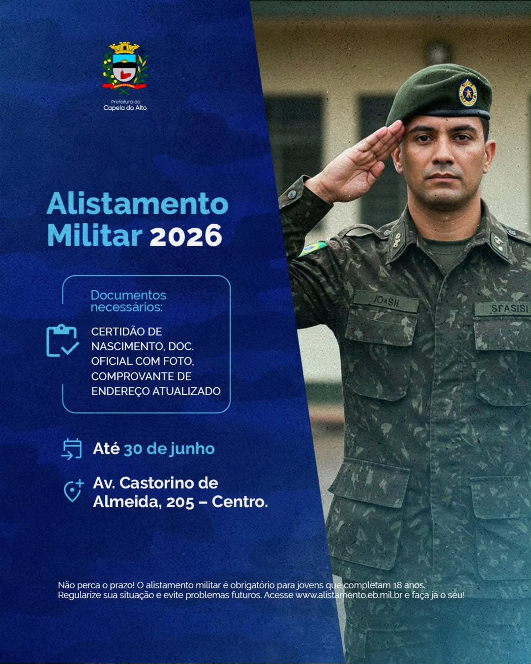 Alistamento Militar 2026 🪖