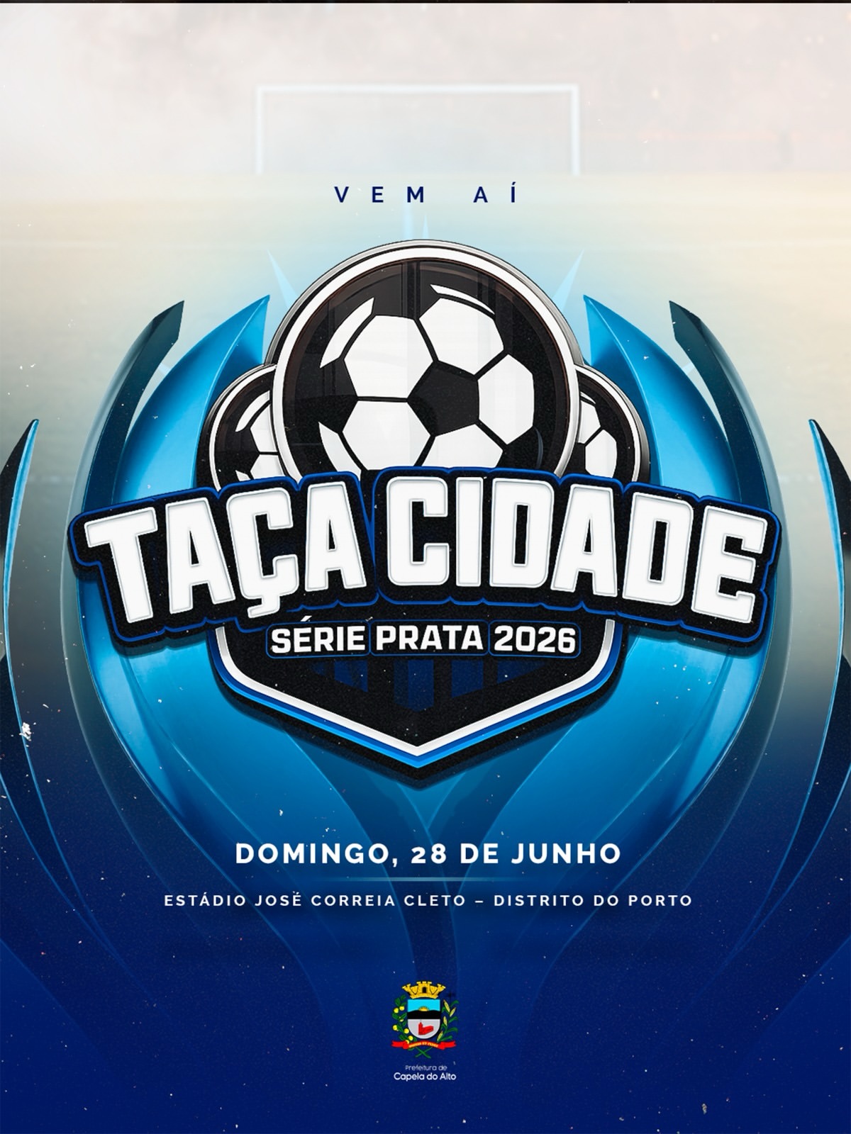 VEM AÍ, TAÇA CIDADE SÉRIE PRATA 2026! 🥈⚽