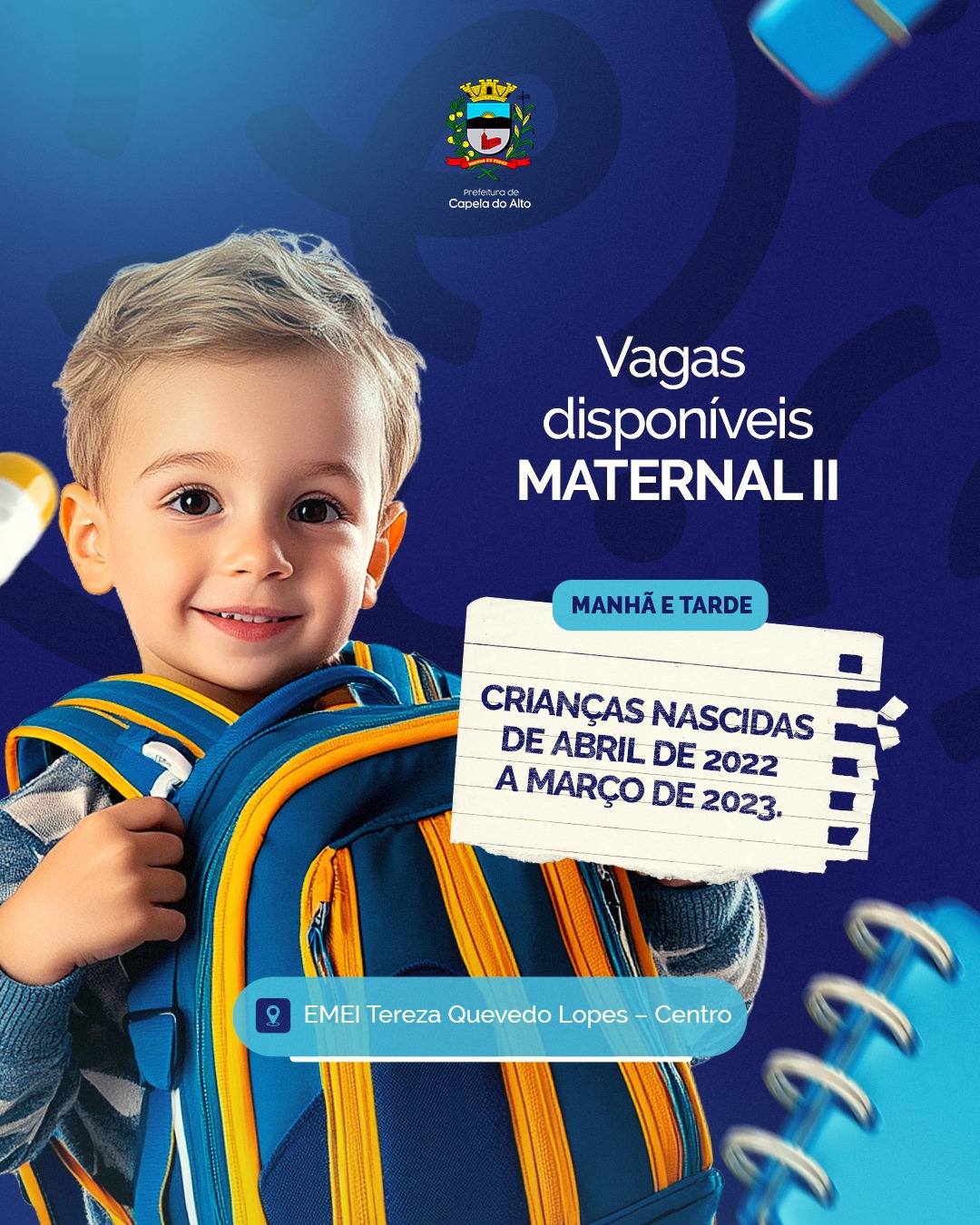 ATENÇÃO, PAIS E RESPONSÁVEIS! 👶🏼📚