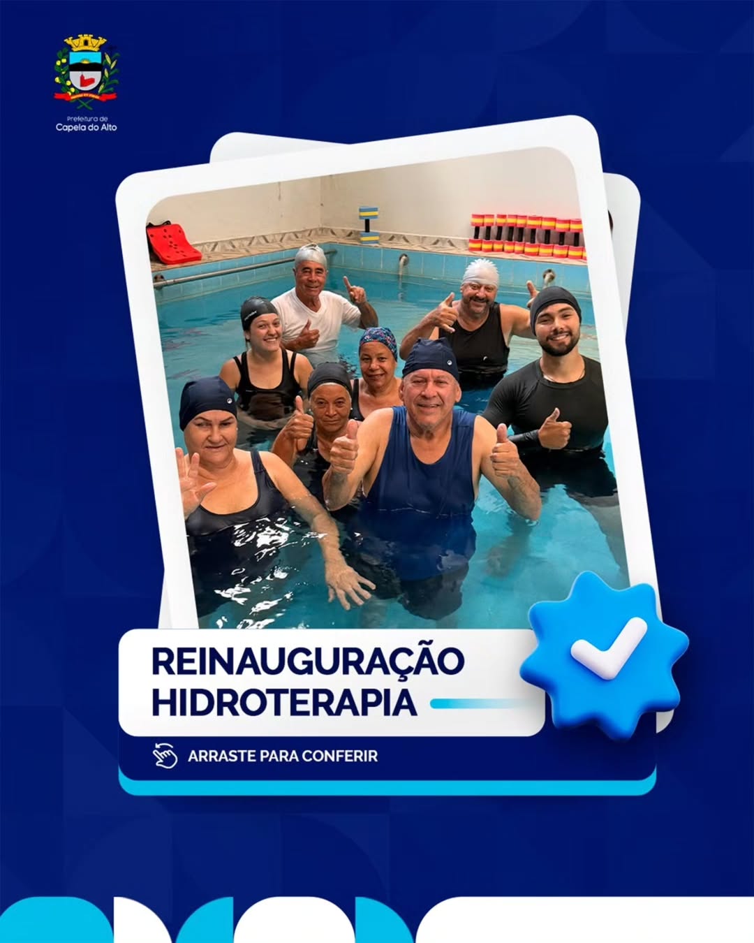 Hidroterapia é saúde, cuidado e qualidade de vida. 🏊‍♂️