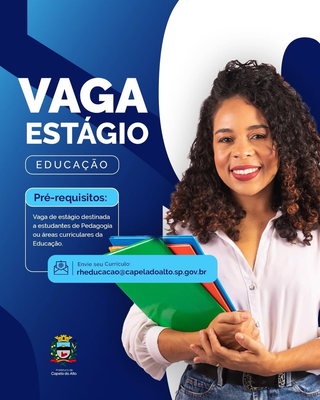 📚🎓 Oportunidade de Estágio na Educação!