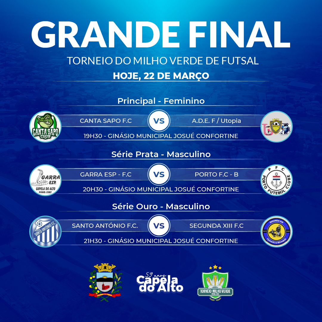 Grande Final do Torneio do Milho Verde de Futsal! 