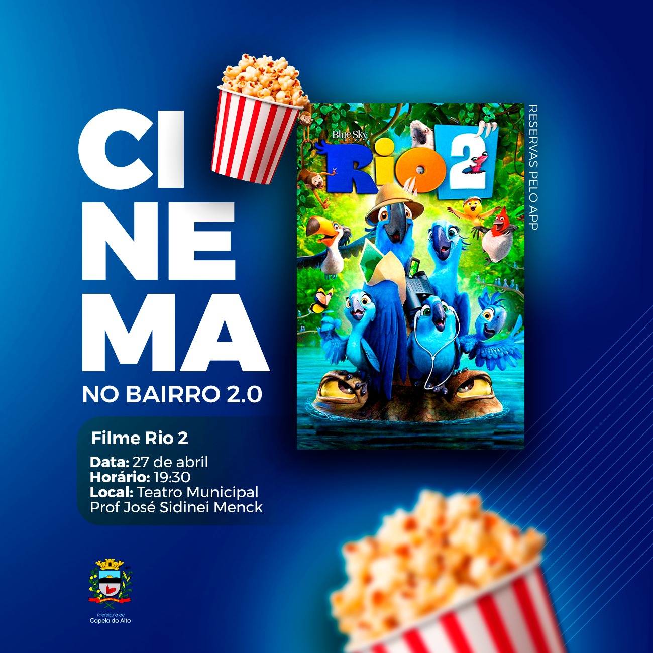Cinema no Bairro 2.0 - Filme Rio 2
