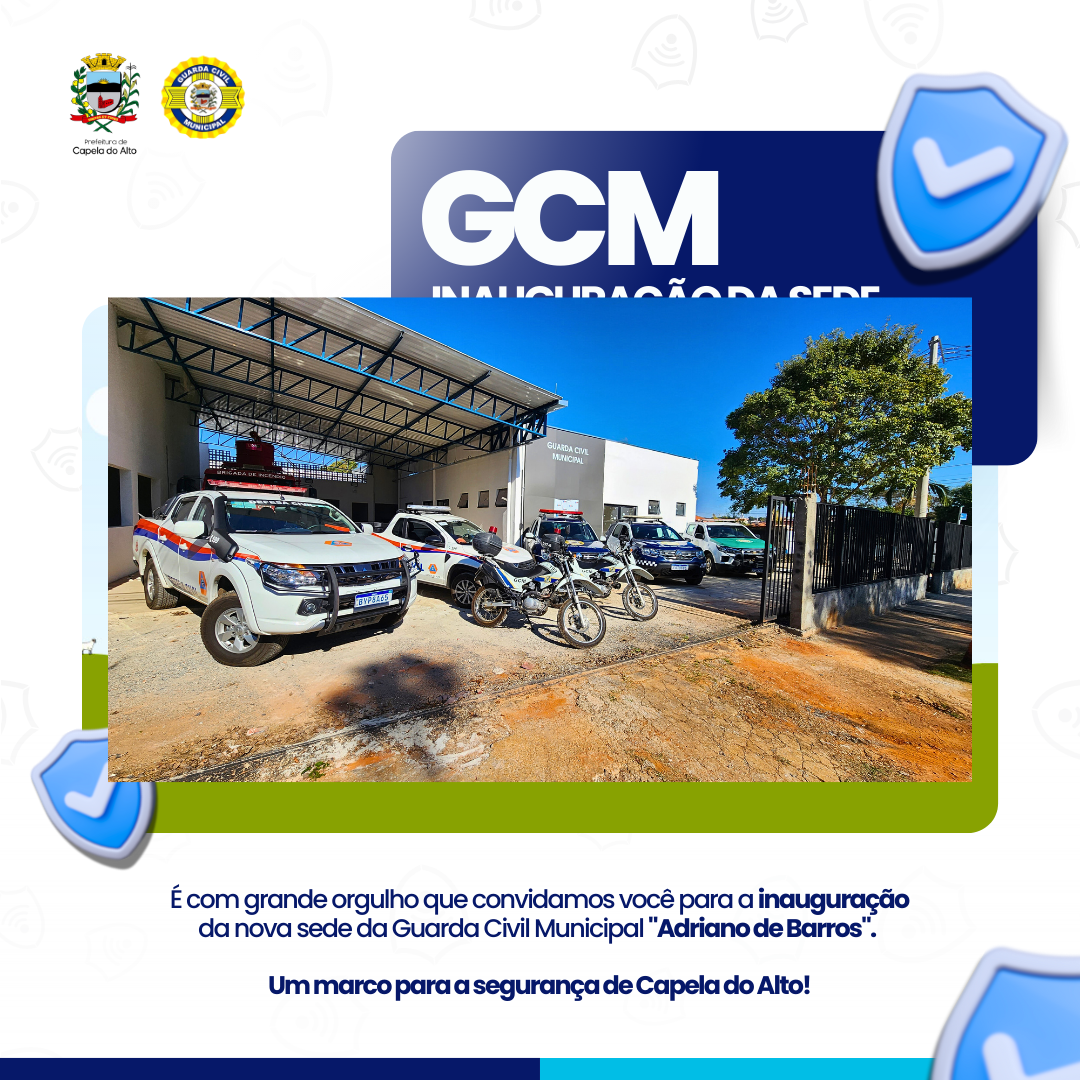 INAUGURAÇÃO: SEDE DA GCM E DO CONSELHO TUTELAR! 🚔🛡️